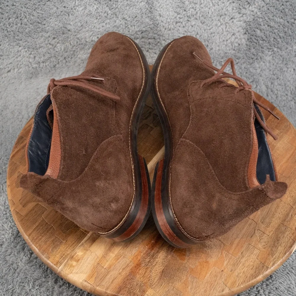 Cole Haan Ogden Boot Mens 11 Brown Good Suede Chukka Lace Up C26393